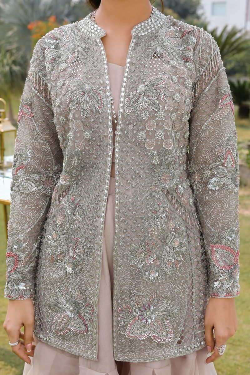 Reema Ahsan - Hareem - Organza - Powder pink - 3 Piece
