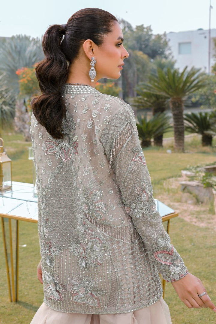 Reema Ahsan - Hareem - Organza - Powder pink - 3 Piece