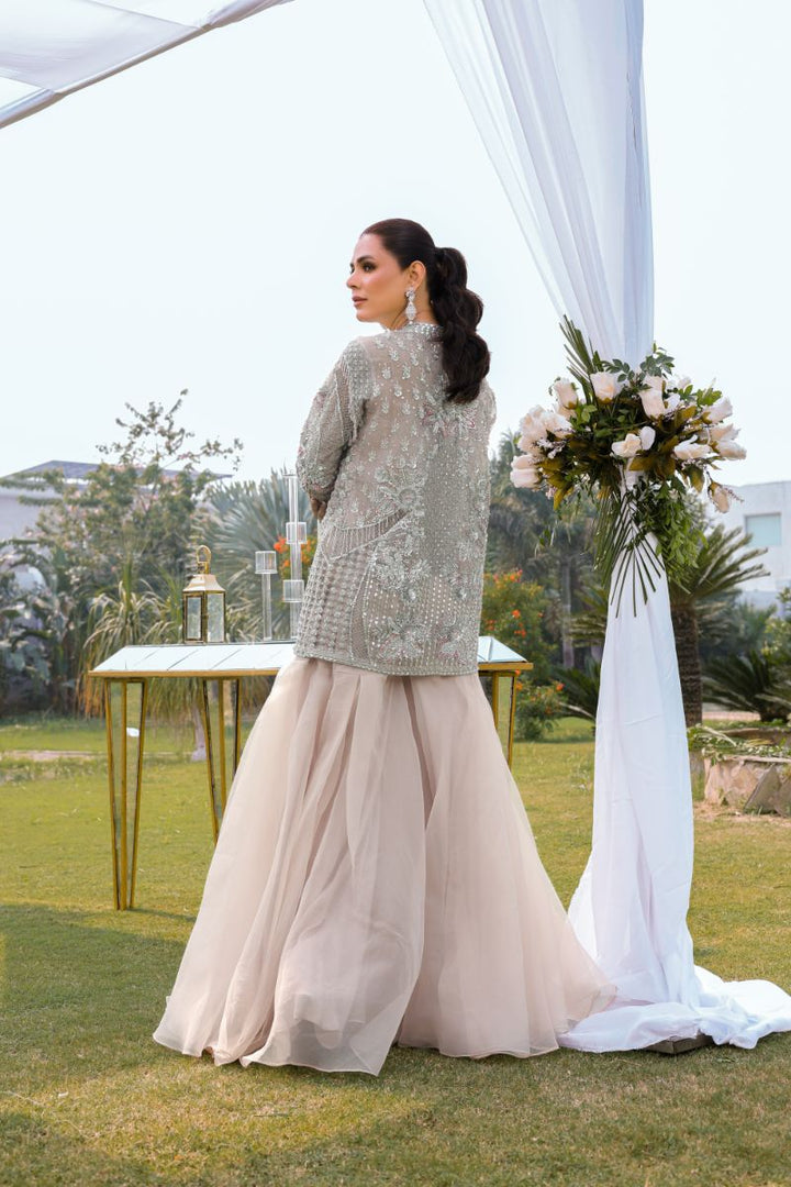 Reema Ahsan - Hareem - Organza - Powder pink - 3 Piece