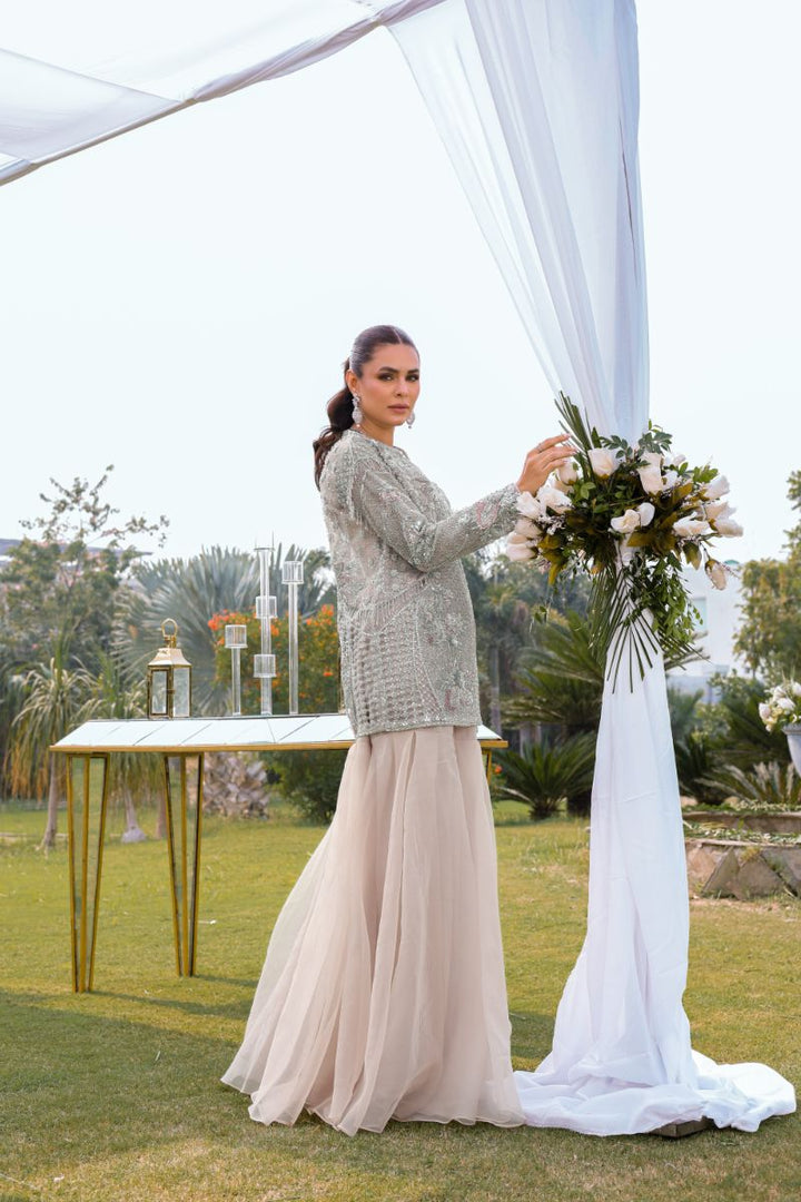 Reema Ahsan - Hareem - Organza - Powder pink - 3 Piece