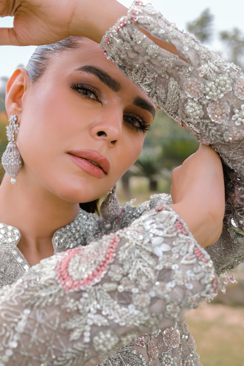 Reema Ahsan - Hareem - Organza - Powder pink - 3 Piece