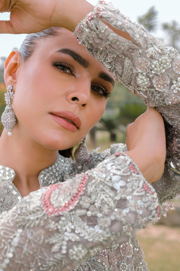 Reema Ahsan - Hareem - Organza - Powder pink - 3 Piece