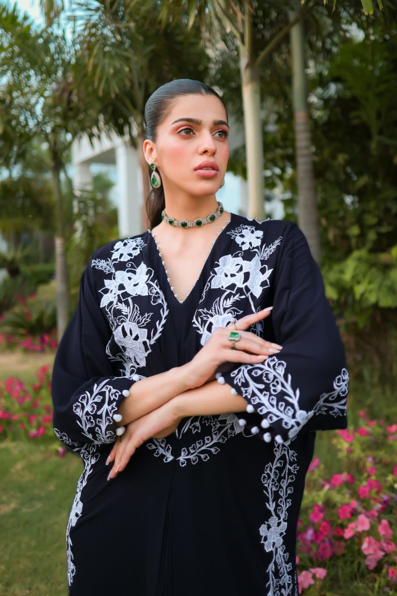 Reema Ahsan - Izel - Georgette - Black - 1 Piece