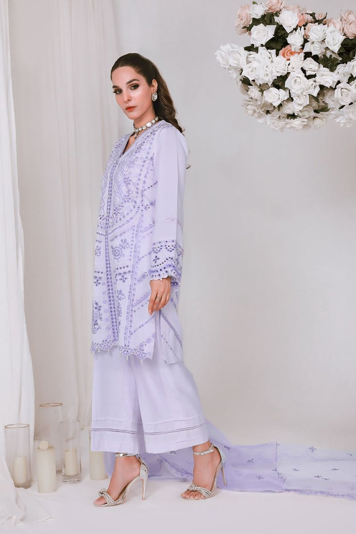 Reema Ahsan - KOMAL - Khadi silk - Lilac - 3 Piece