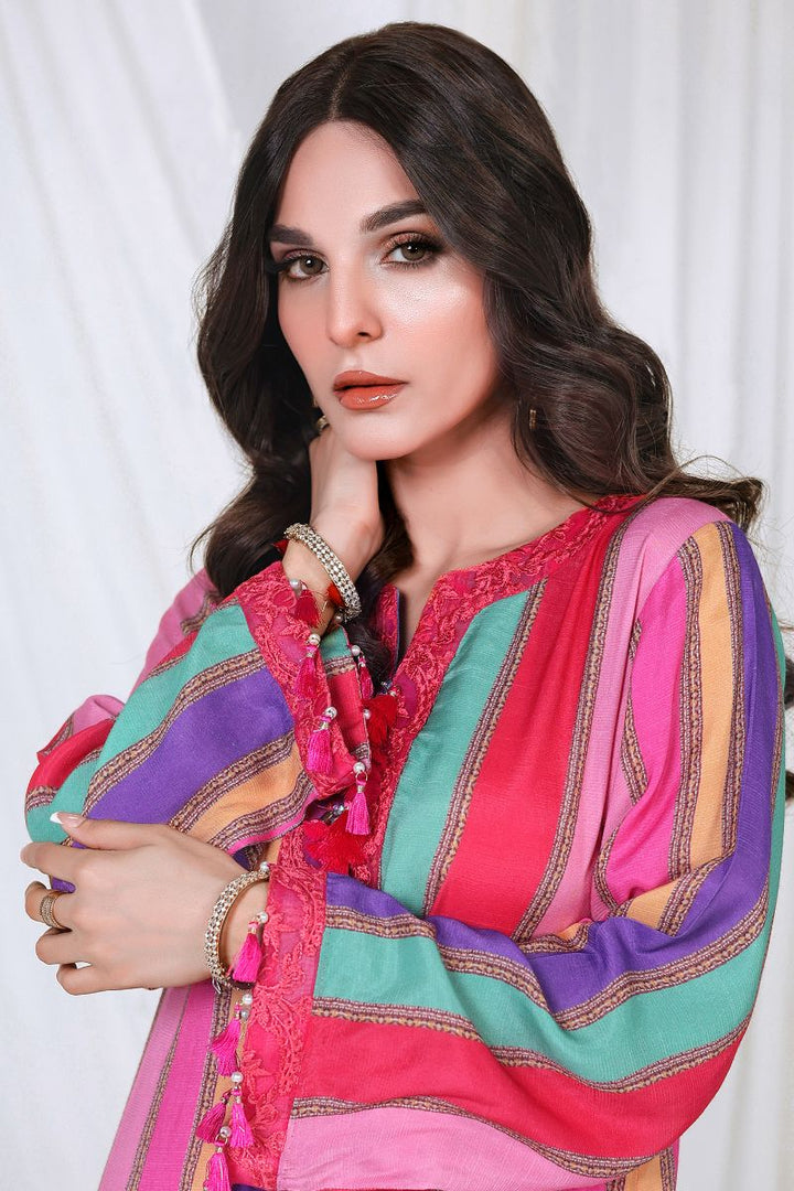 Reema Ahsan - MAHAY - PK Raw silk - Multi - 2 Piece