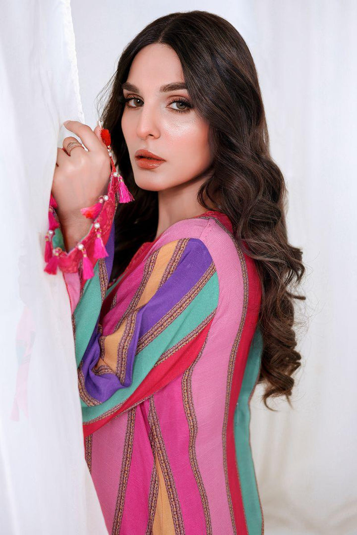 Reema Ahsan - MAHAY - PK Raw silk - Multi - 2 Piece