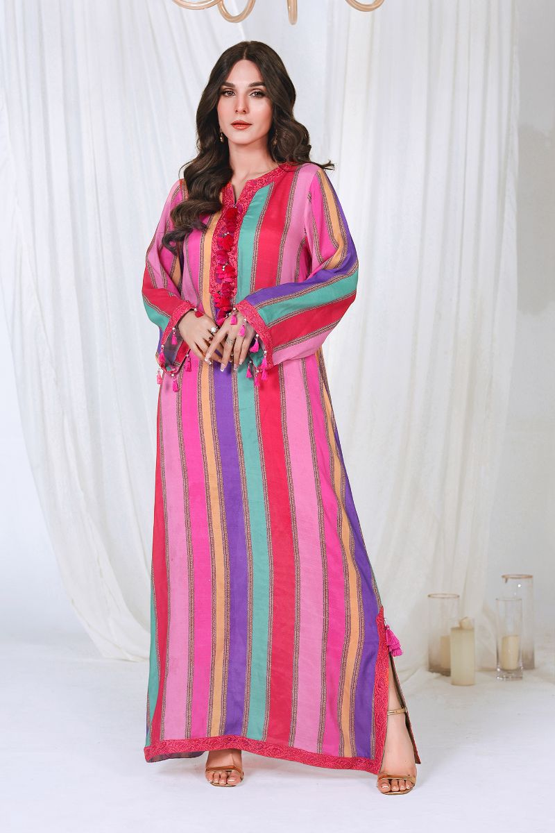 Reema Ahsan - MAHAY - PK Raw silk - Multi - 2 Piece