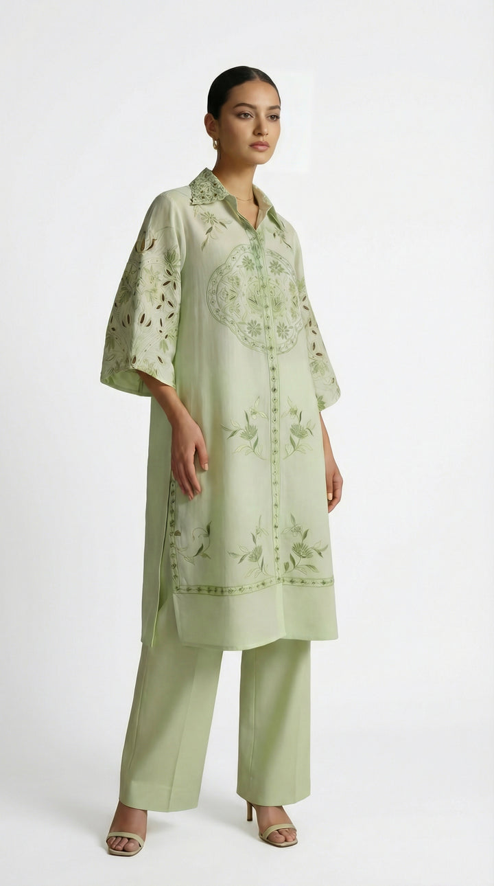 Reema Ahsan - Mavah Lawn Suit For Women - Mint Green - 3 Piece