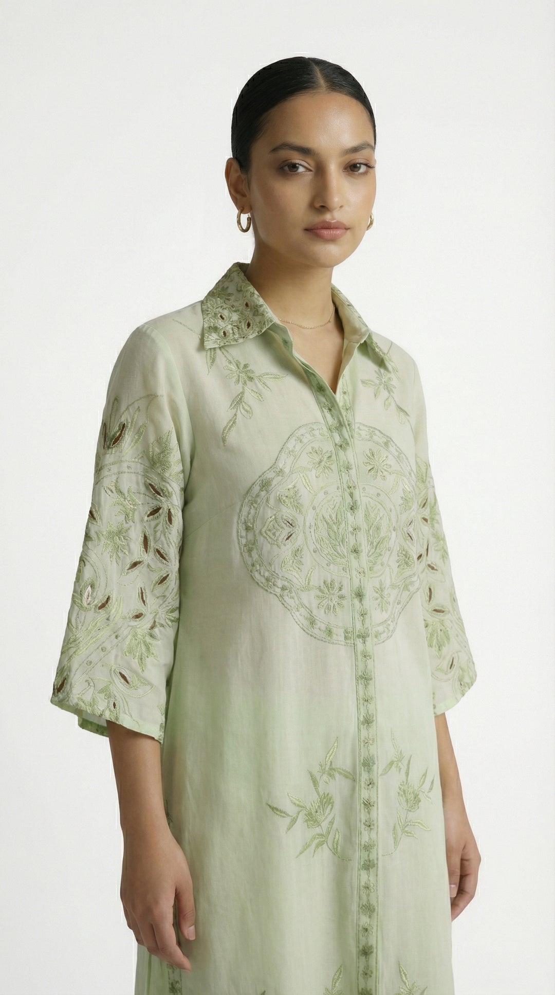 Reema Ahsan - Mavah Lawn Suit For Women - Mint Green - 3 Piece