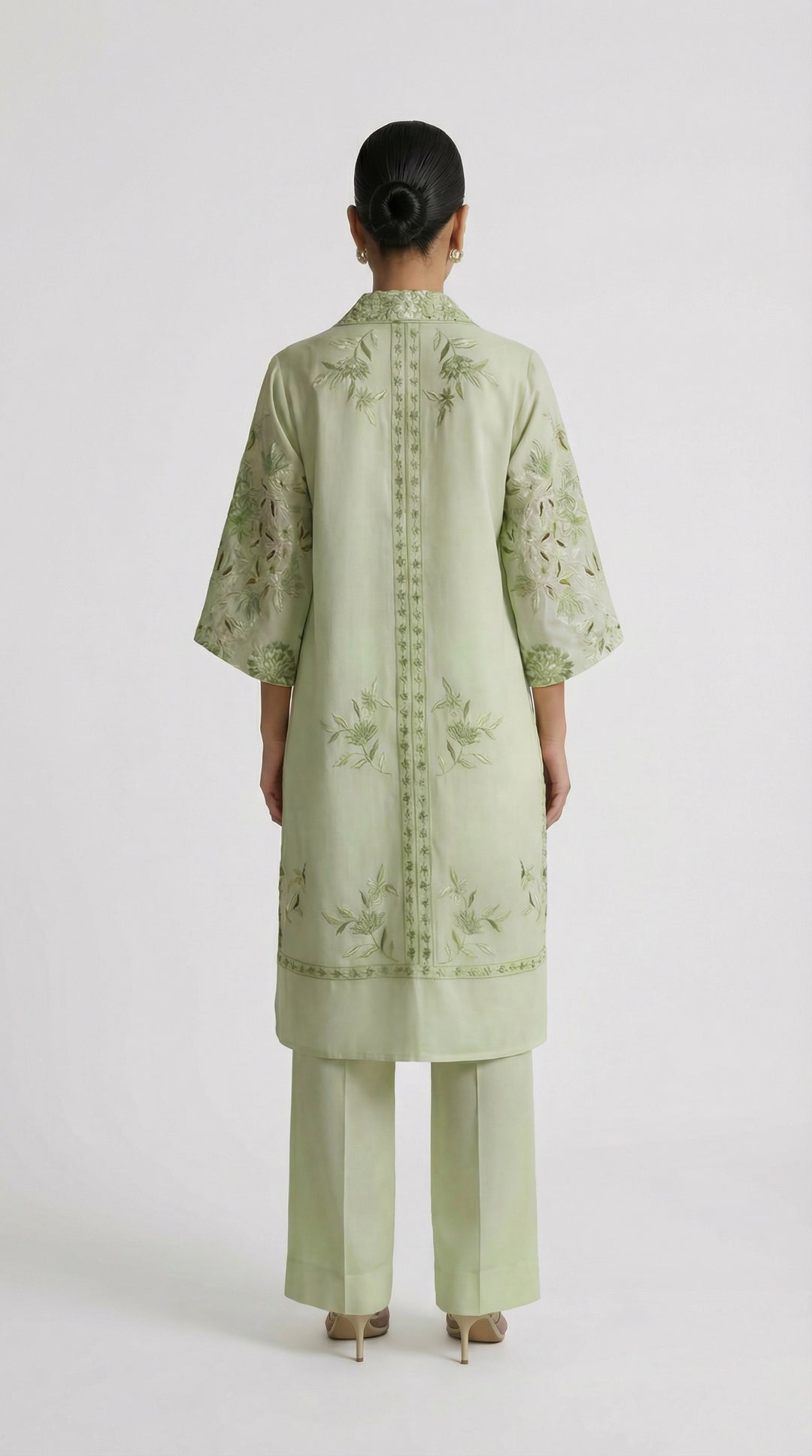 Reema Ahsan - Mavah Lawn Suit For Women - Mint Green - 3 Piece