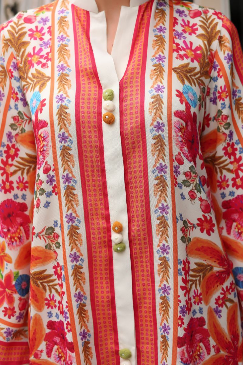 Reema Ahsan - Meyr - PK Raw Silk - Off-White - 2 Piece