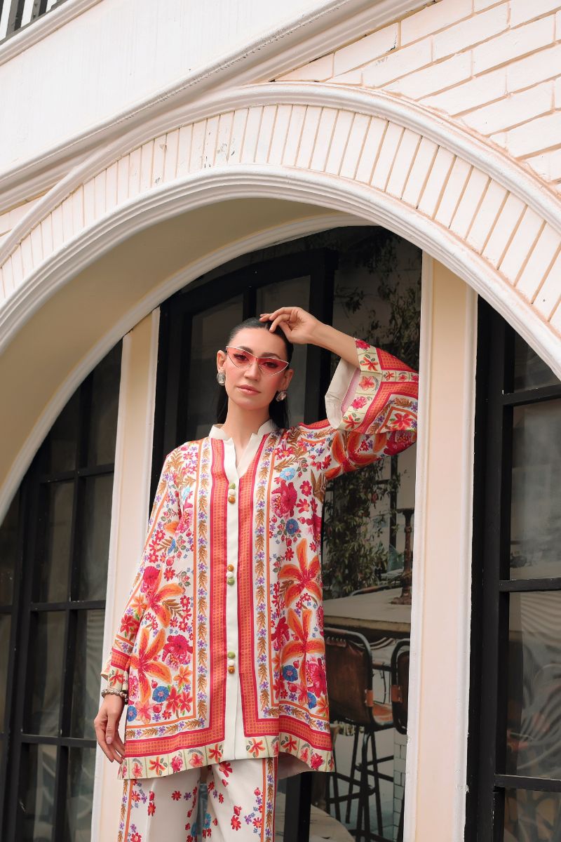 Reema Ahsan - Meyr - PK Raw Silk - Off-White - 2 Piece