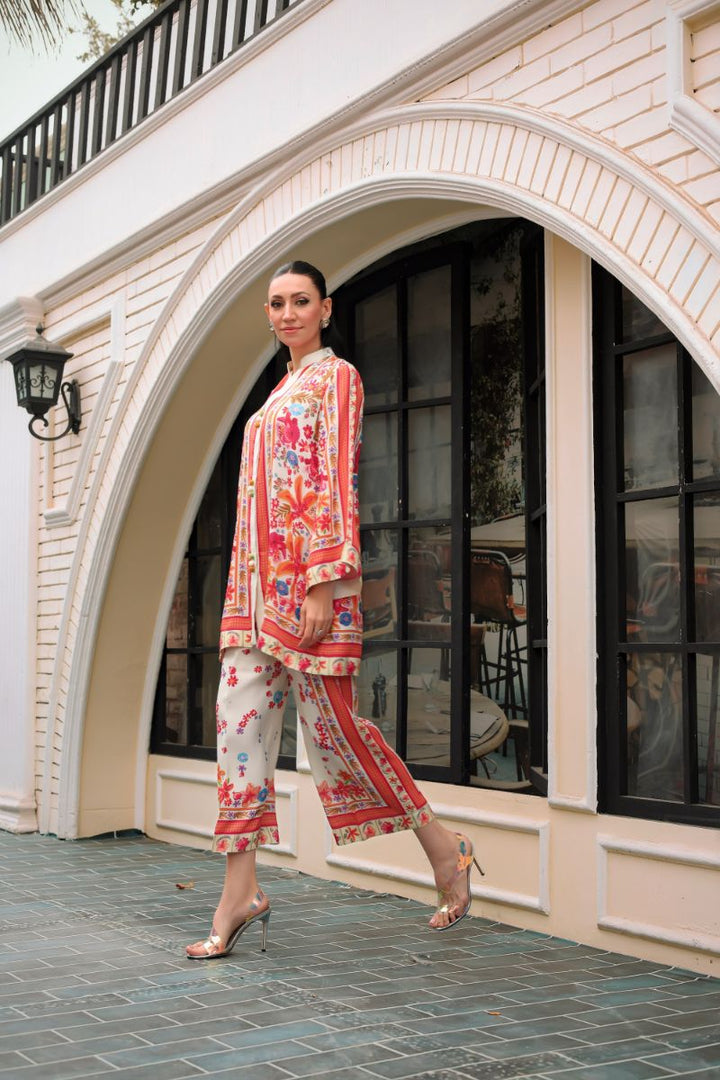 Reema Ahsan - Meyr - PK Raw Silk - Off-White - 2 Piece