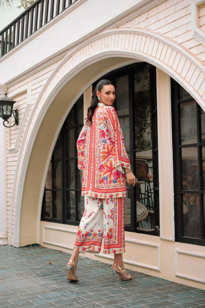 Reema Ahsan - Meyr - PK Raw Silk - Off-White - 2 Piece