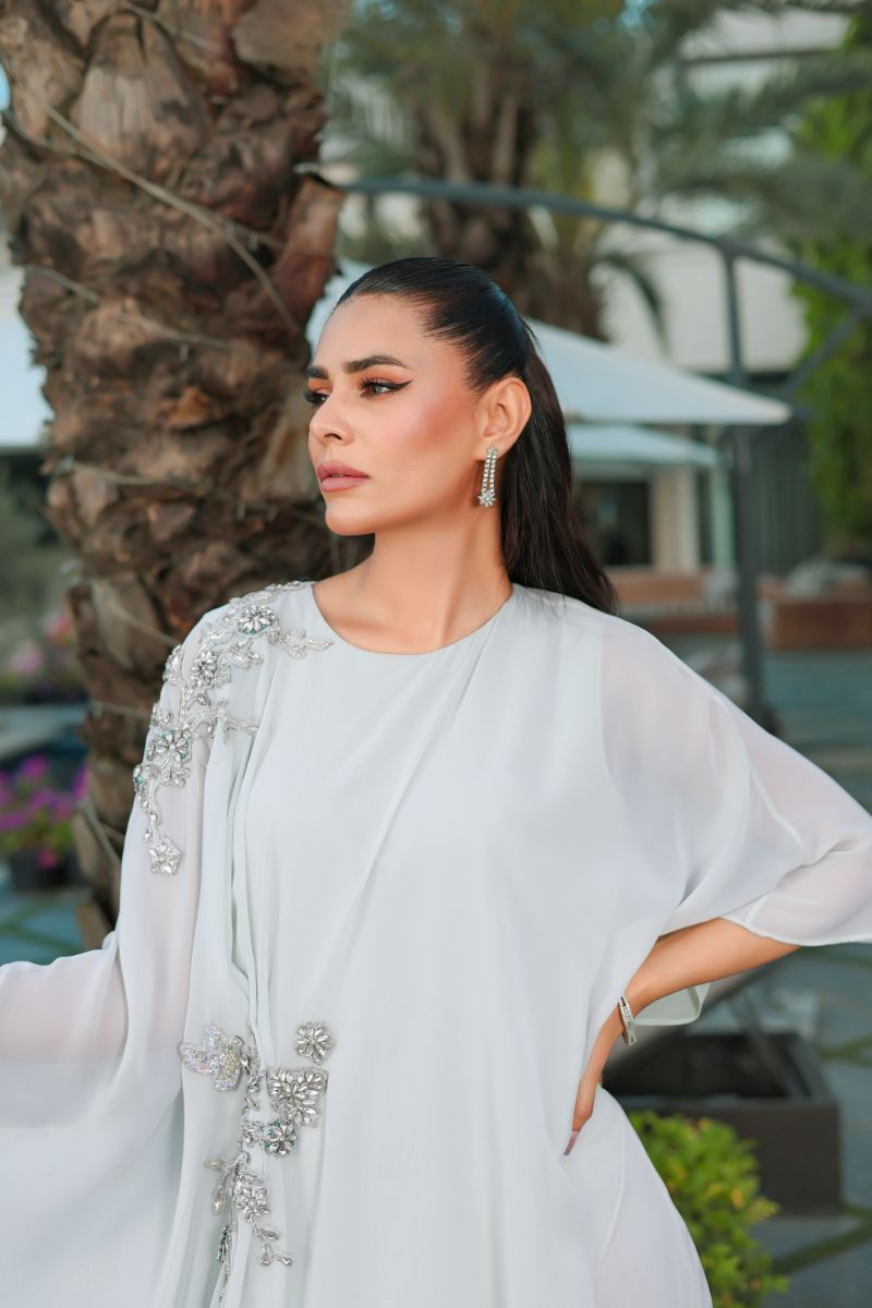 Reema Ahsan - Nina - Georgette - Pastel Green - 1 Piece