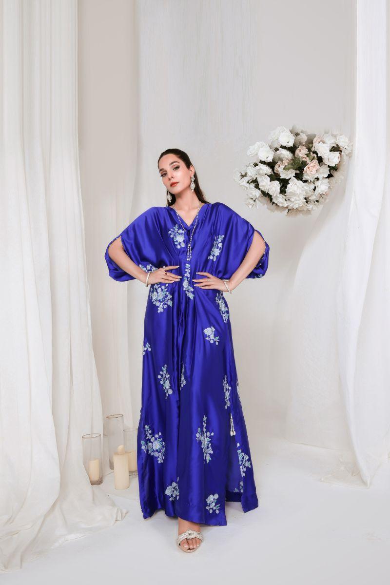 Reema Ahsan - RIJA - Shamose silk - Electric blue - 1 Piece