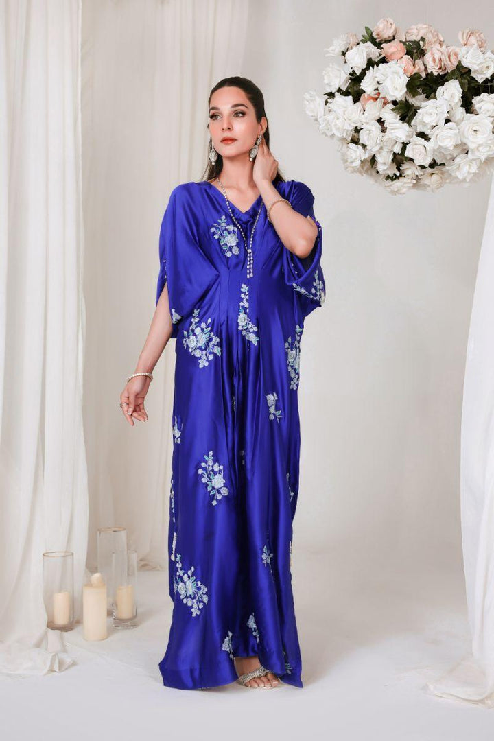Reema Ahsan - RIJA - Shamose silk - Electric blue - 1 Piece