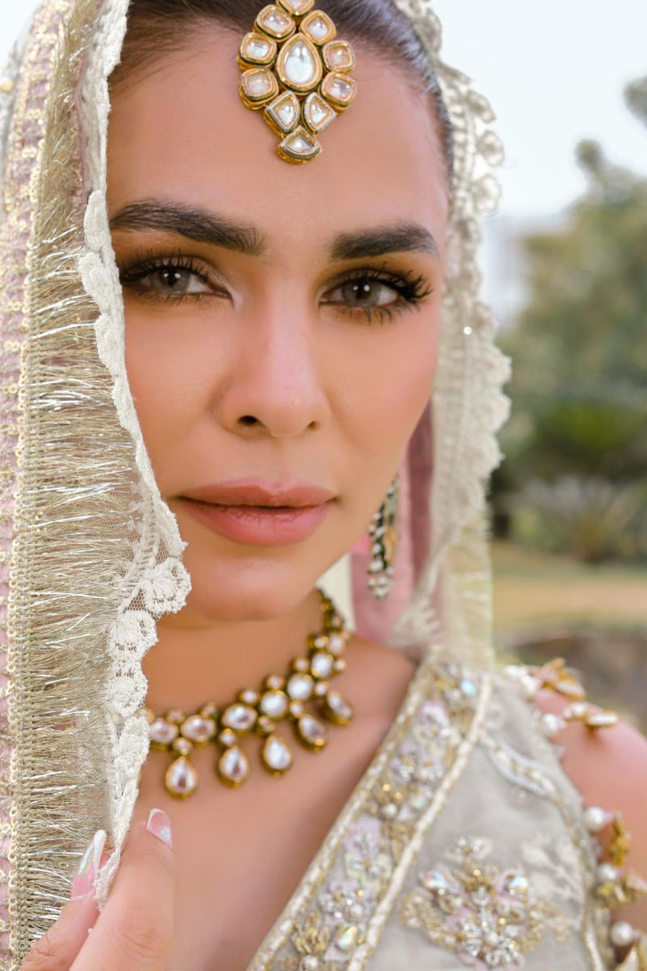 Reema Ahsan - Rameen - Organza - Ivory - 3 Piece