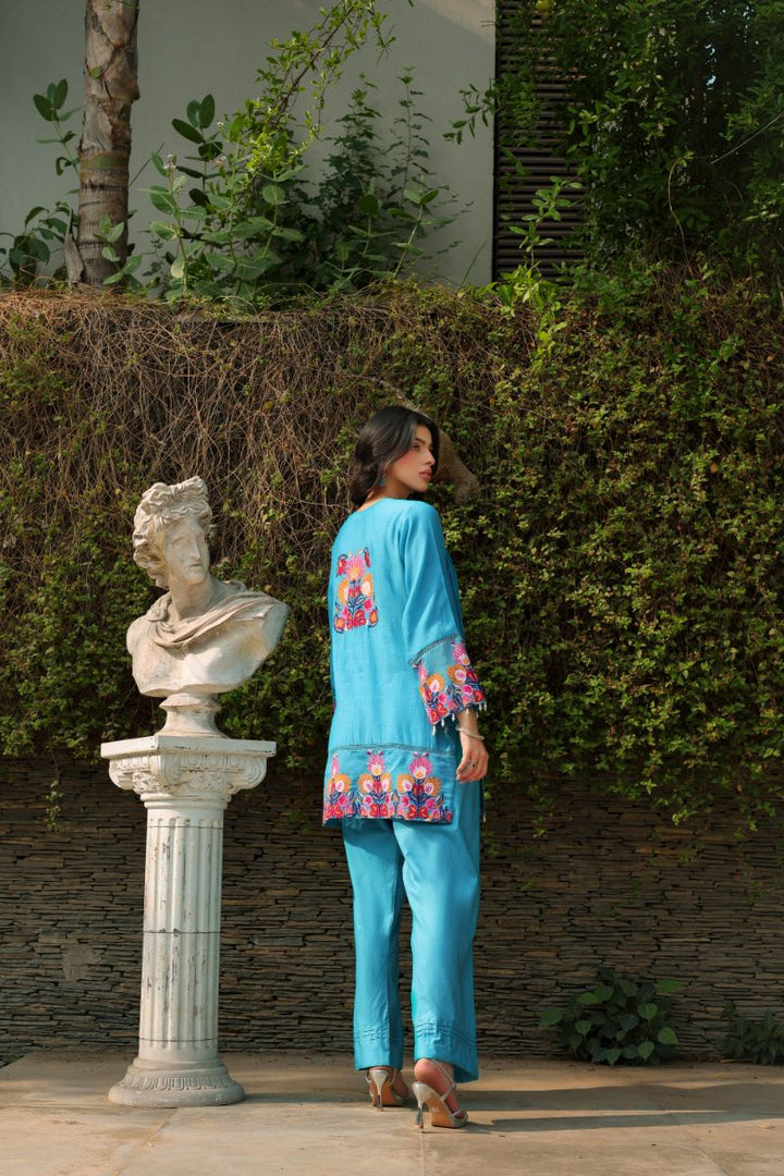 Reema Ahsan - Zyne - Ferozi - Kora Cotton - 2 Piece