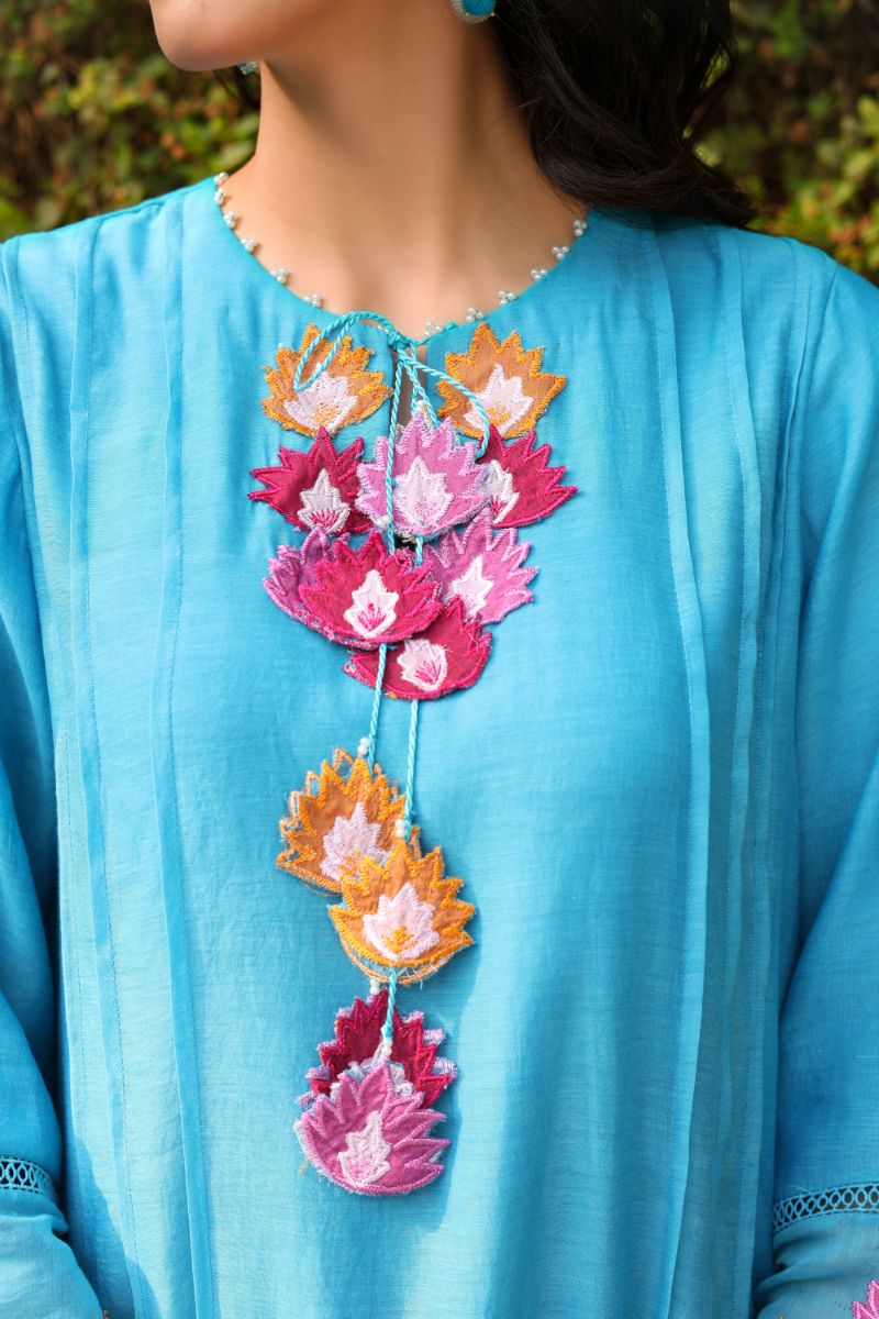 Reema Ahsan - Zyne - Ferozi - Kora Cotton - 2 Piece