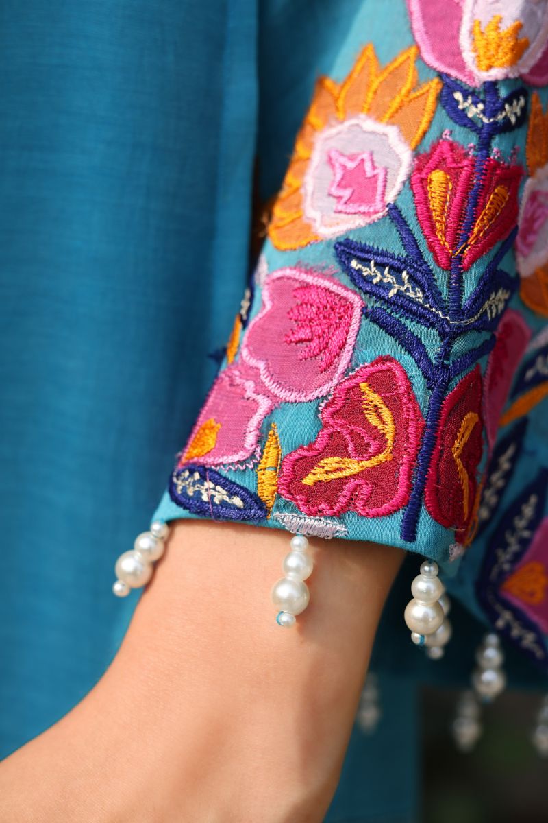 Reema Ahsan - Zyne - Ferozi - Kora Cotton - 2 Piece