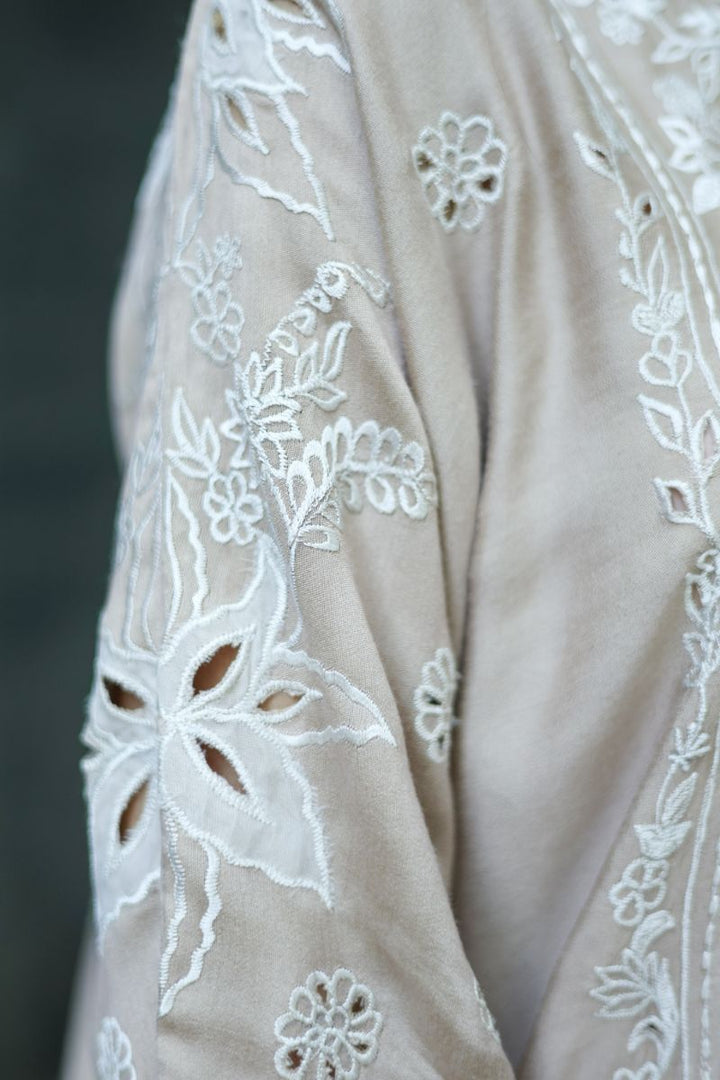 Reema Ahsan - Zyrah - Khadi Silk - Beige - 2 Piece
