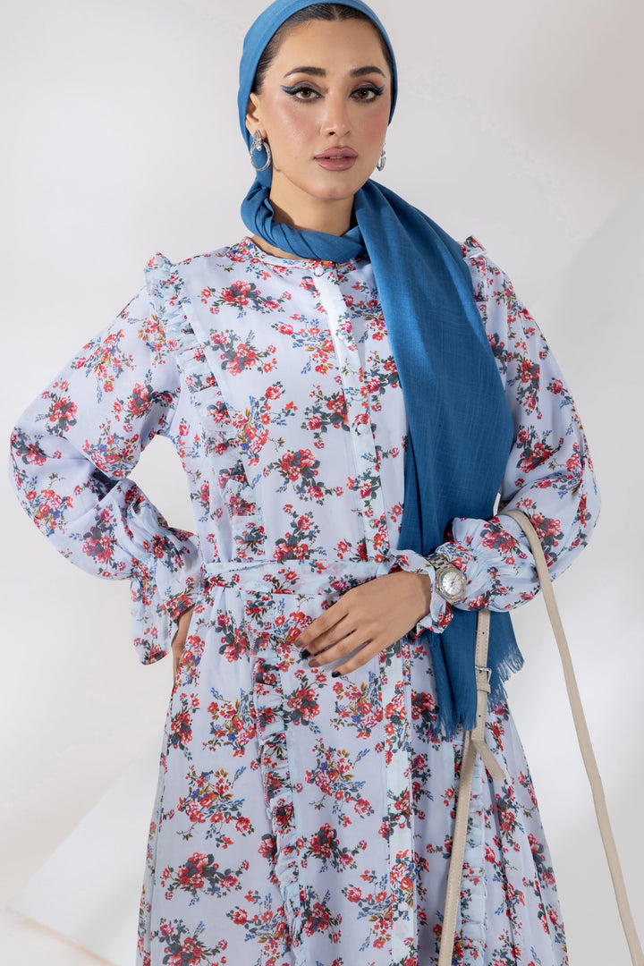 Malbus - Rosalie - Chiffon - Blue - 1 Piece