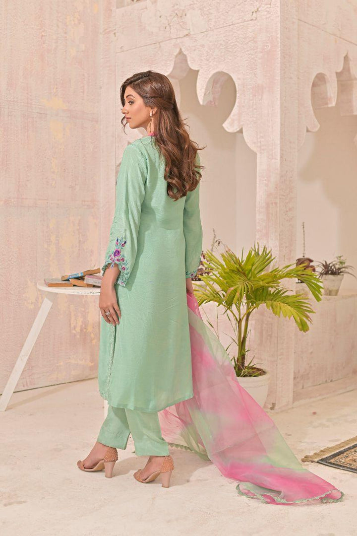 Ruby Couture - ALAYANA  - Raw Silk  - 3 Piece
