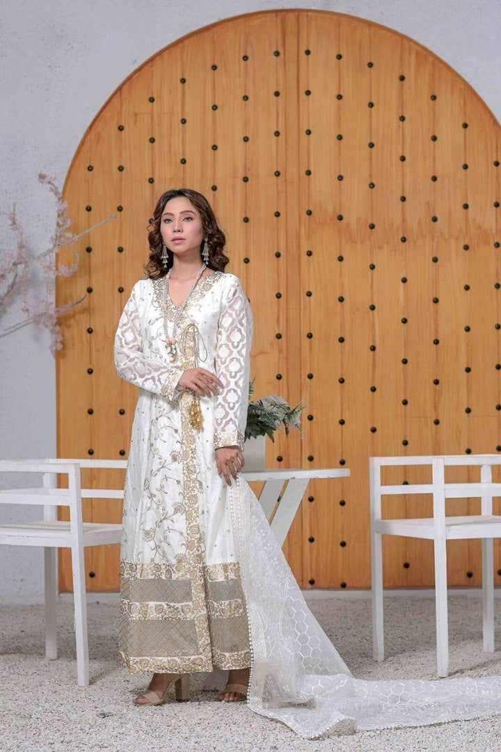 Ruby Couture - Agha jaan - 3 Piece - Organza & Silk