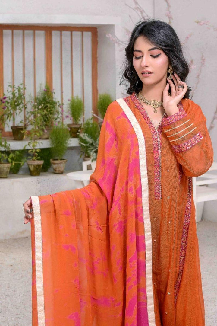 Ruby Couture - Bahara - 3 Piece - Khadi & Silk