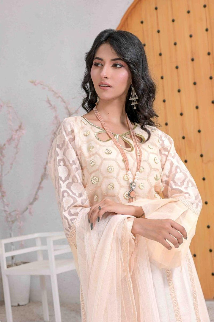 Ruby Couture - Nikhar - 3 Piece - Organza & Cotton Silk