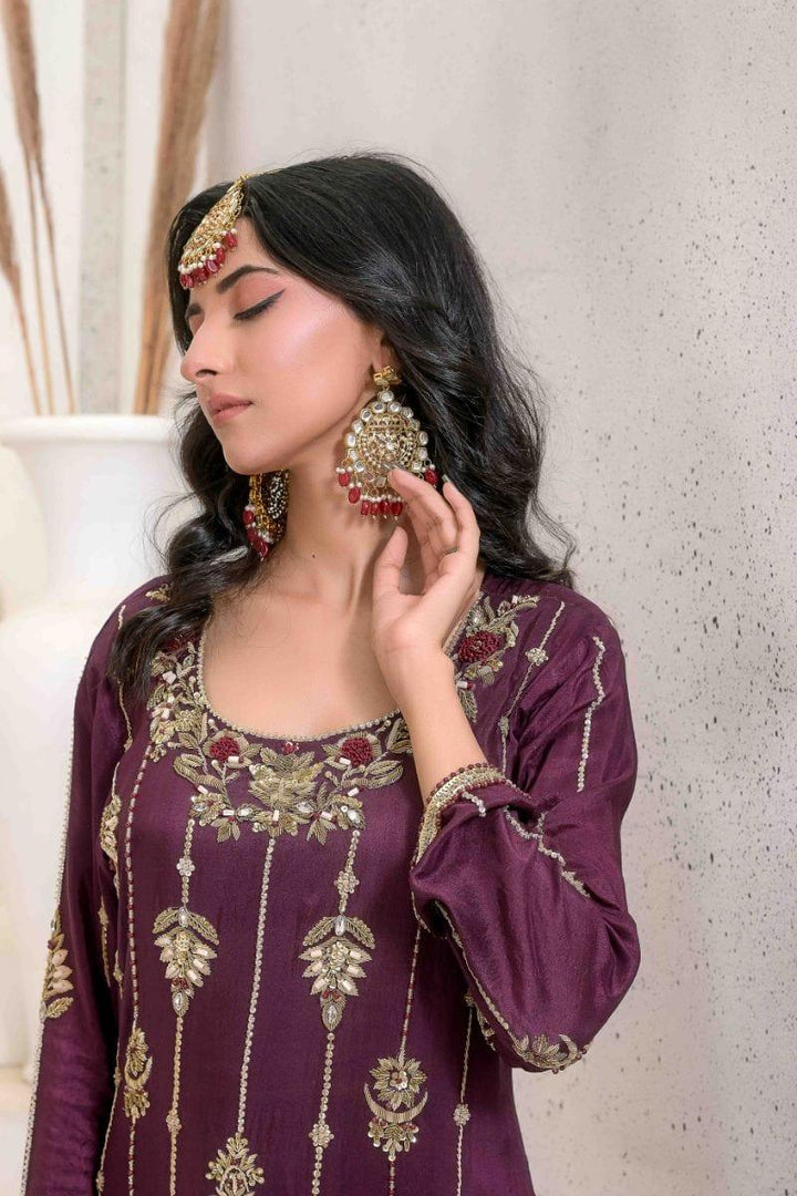 Ruby Couture - Parizaad - 3 Piece - Silk