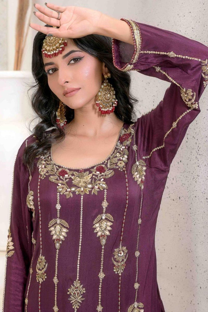 Ruby Couture - Parizaad - 3 Piece - Silk