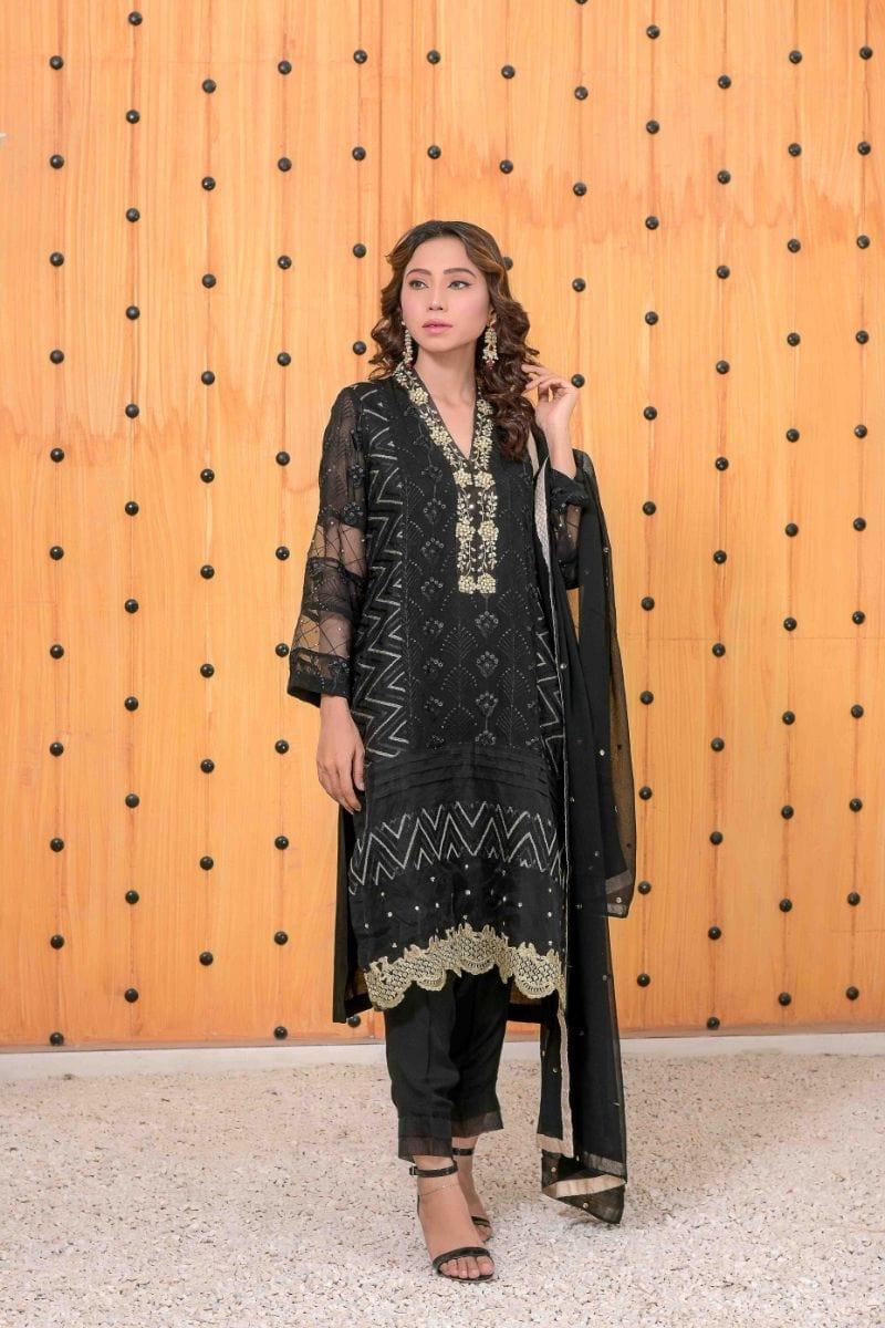 Ruby Couture - SUFI - 3 Piece - Organza & Silk