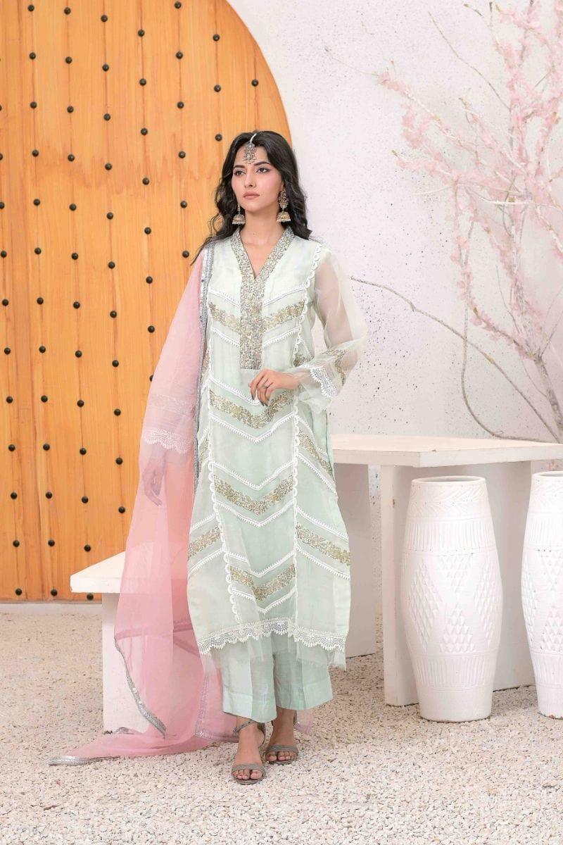 Ruby Couture - Tara - 3 Piece - Organza & Silk
