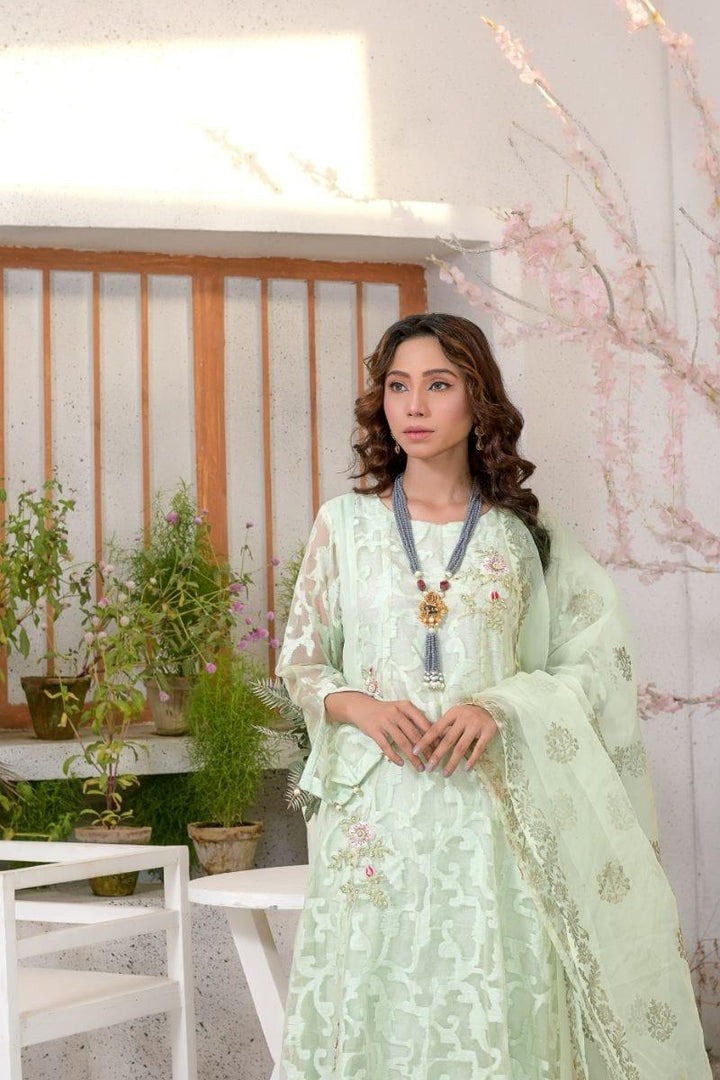 Ruby Couture - zohra jabeen - 3 Piece - Chiffon & Silk