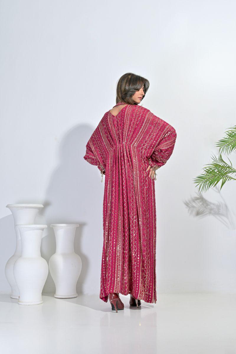 Rubys Couture - Kaftan- Maahin - Chiffon, Cotton & Silk - 2 Piece