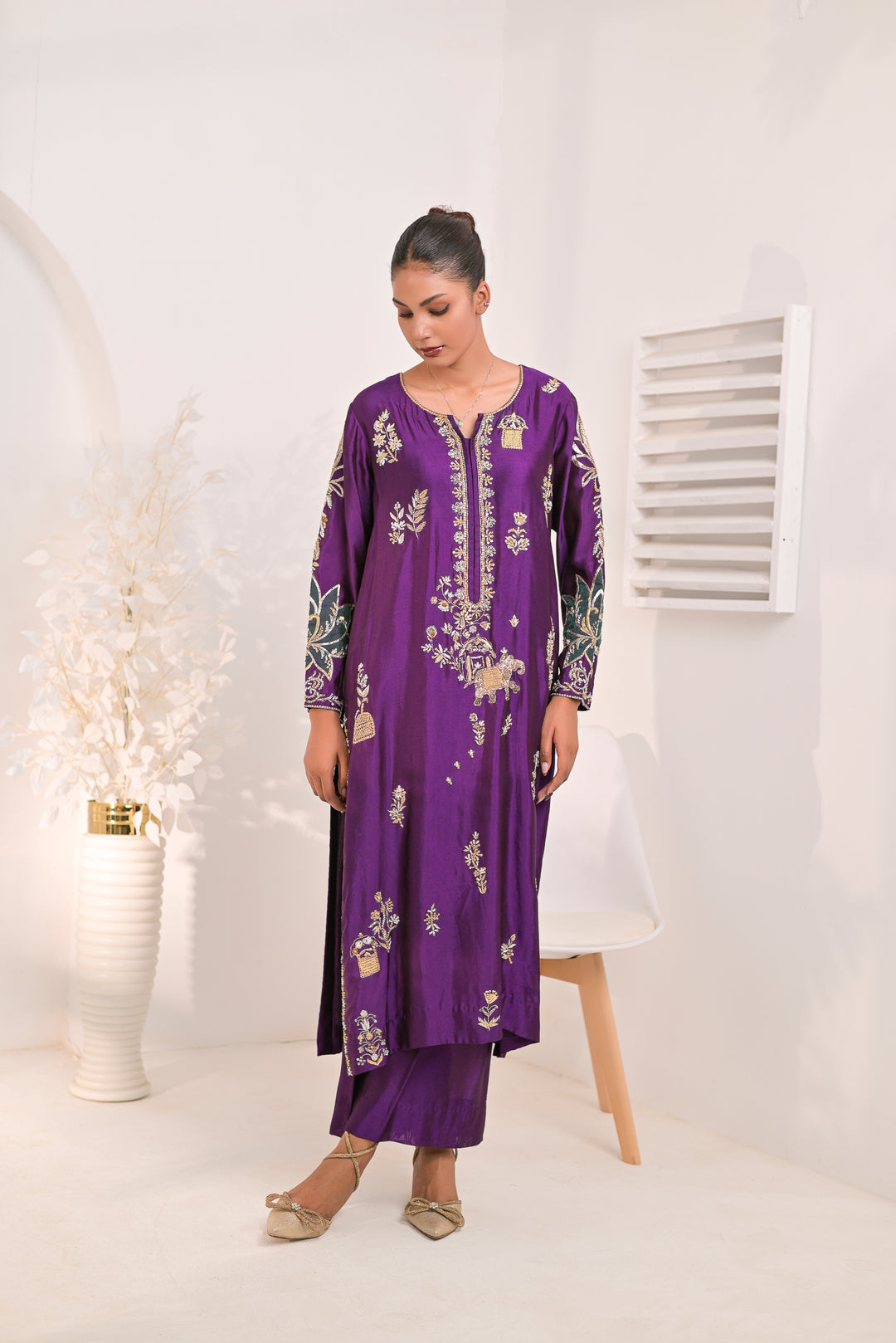 Rubys Couture - Mashal - Shesha Silk - 2 Piece