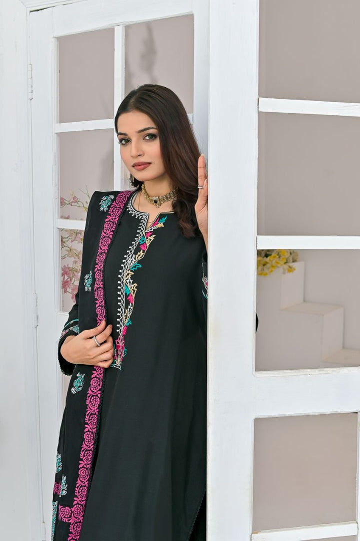 Rubys Couture - marvi - Khaadi Silk & Raw Silk - 3 Piece
