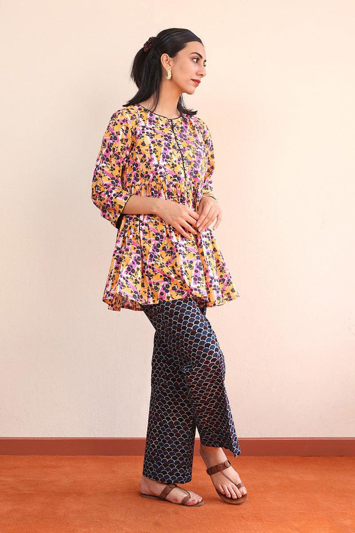 Generation - Ajrak Indus Crafts Trousers - Blue - Cambric - 1 Piece