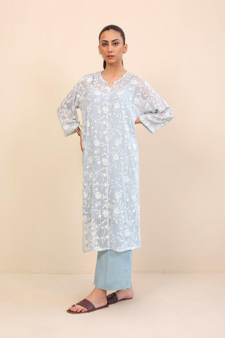 Generation - Naaz 2-Piece Suit - Ice Blue - Karandi