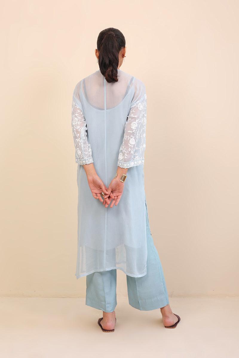 Generation - Naaz 2-Piece Suit - Ice Blue - Karandi
