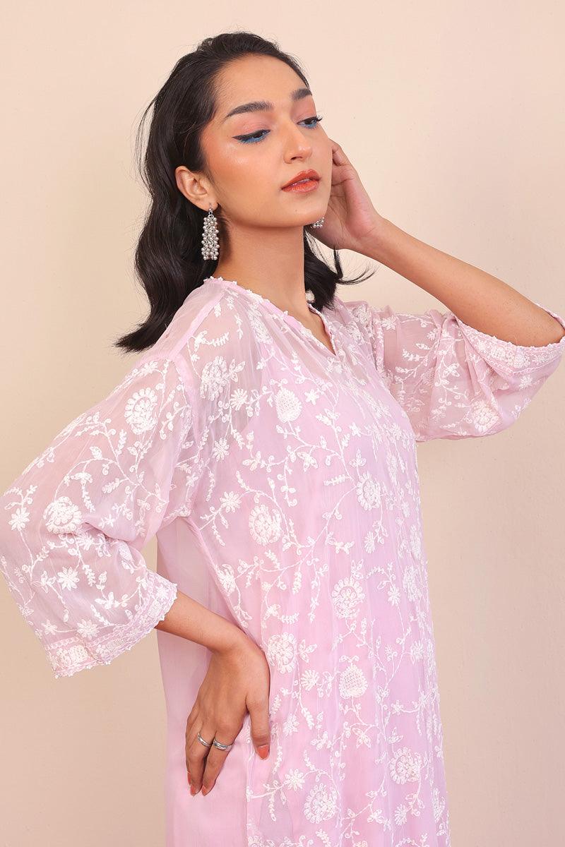Generation - Naaz 2-Piece Suit - Pink - Karandi