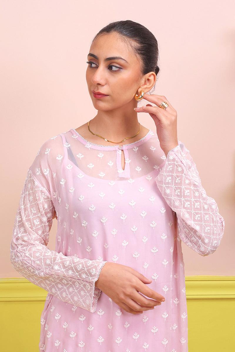 Generation - Naaz Suit - Pink - Karandi - 2 Piece