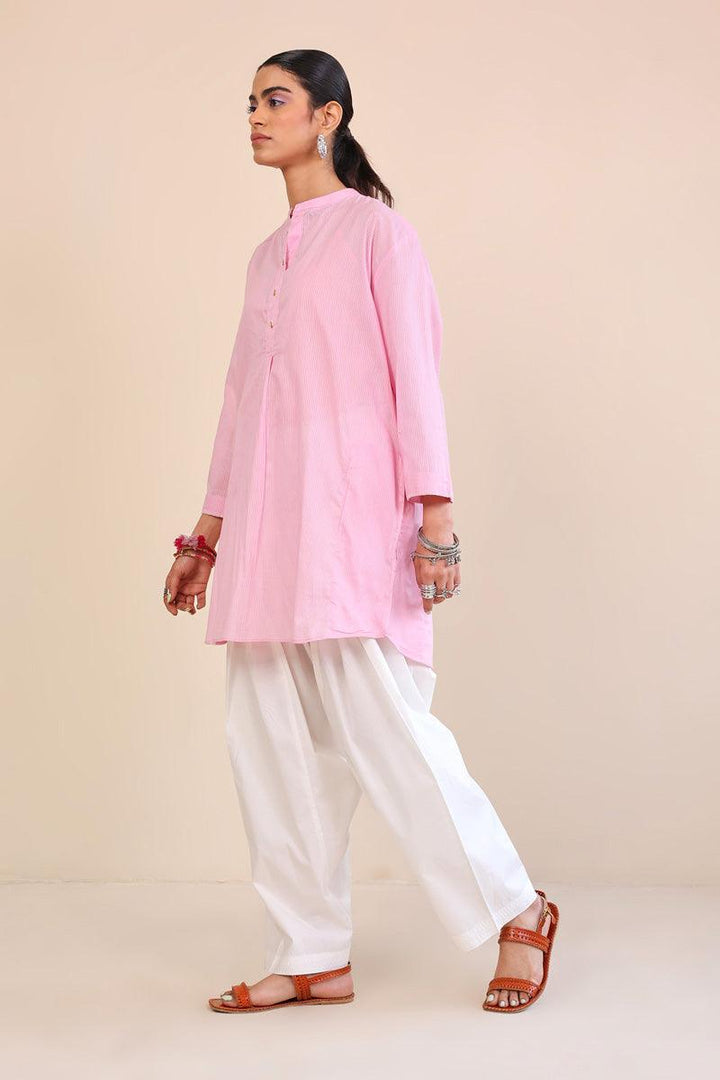 Generation - Essentials Shalwar - Off White - Cambric - 1 Piece