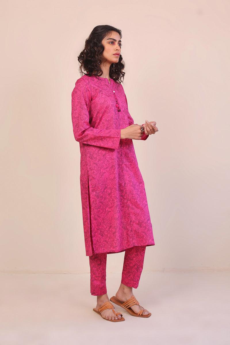 Generation - 2- Piece Keral - Dark Pink - Lawn