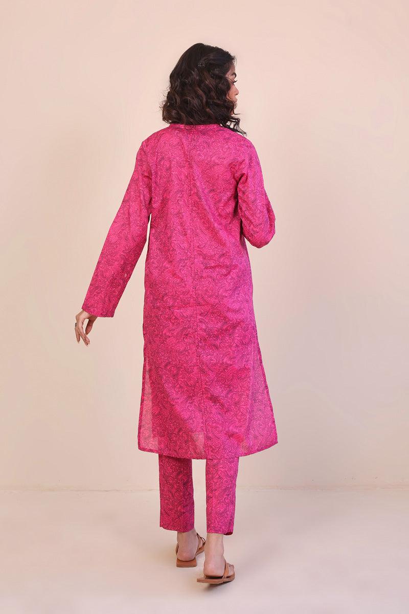 Generation - 2- Piece Keral - Dark Pink - Lawn