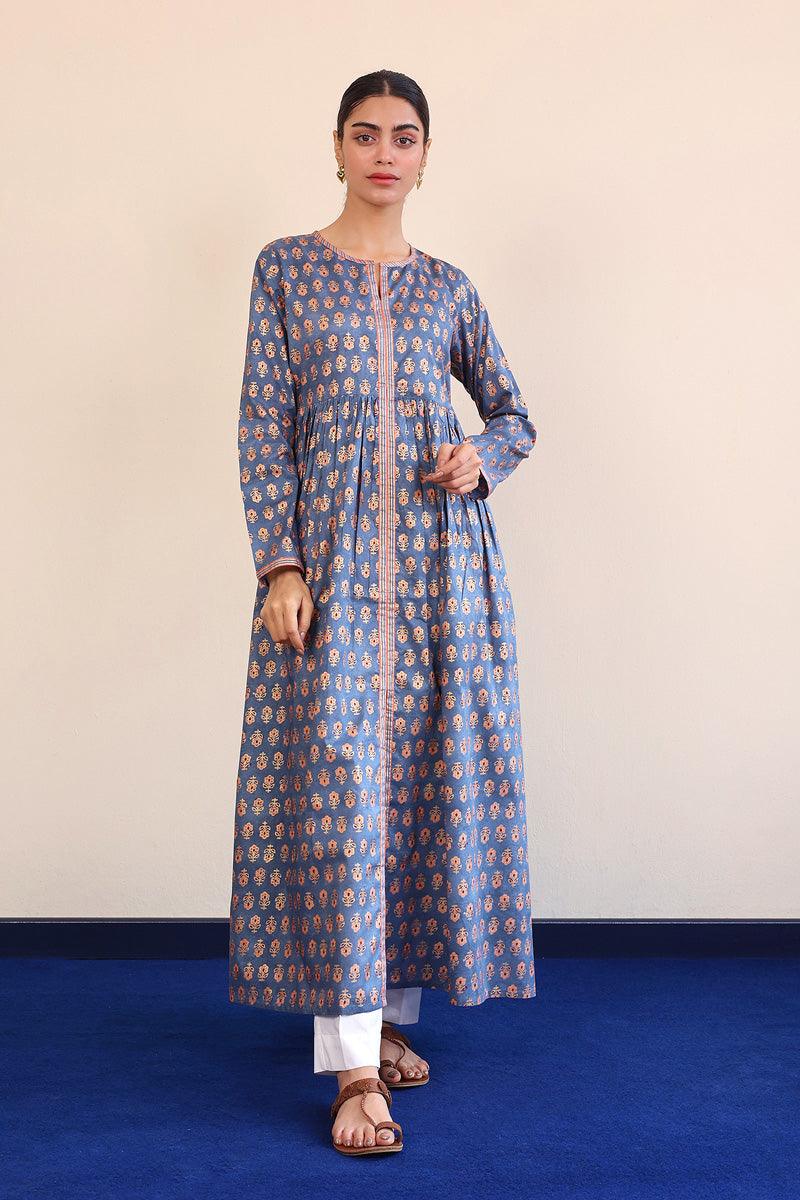Generation - Sunehri Dress - Grey - Lawn - 1 Piece