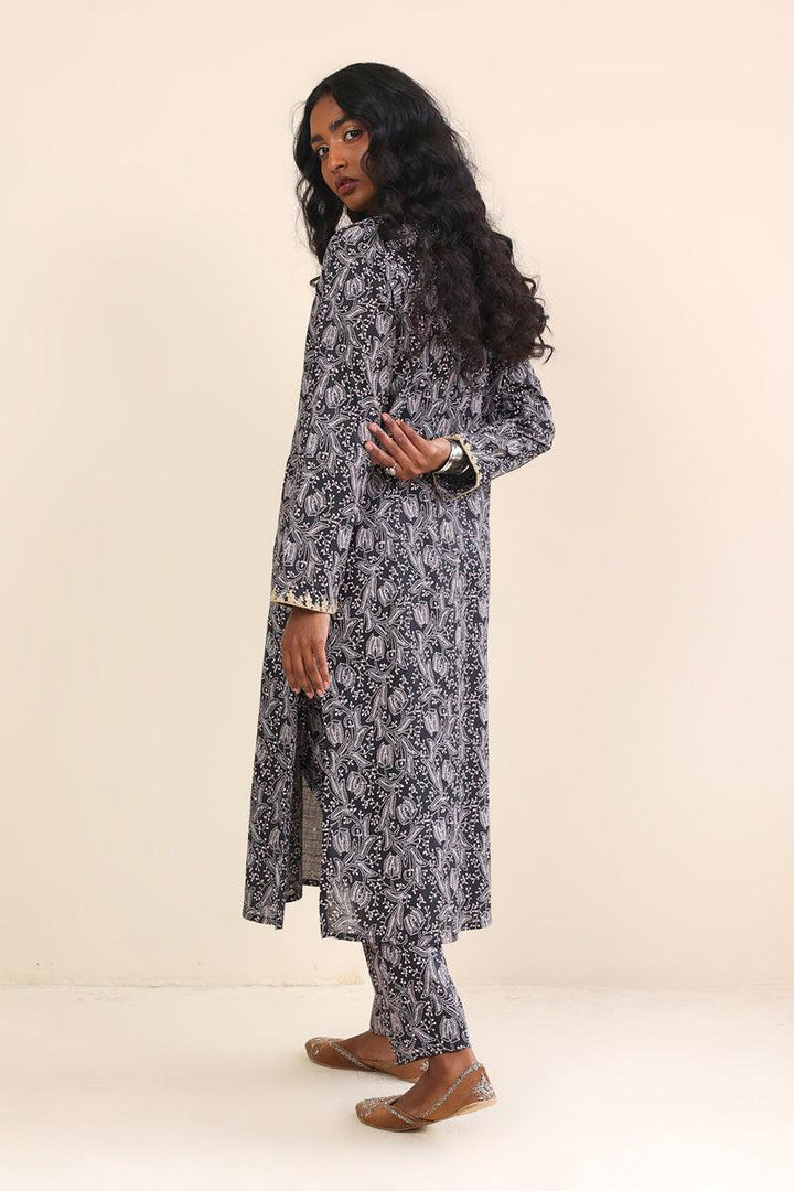 Generation - Tarkashi Embroidered 2-Piece - Black - Lawn