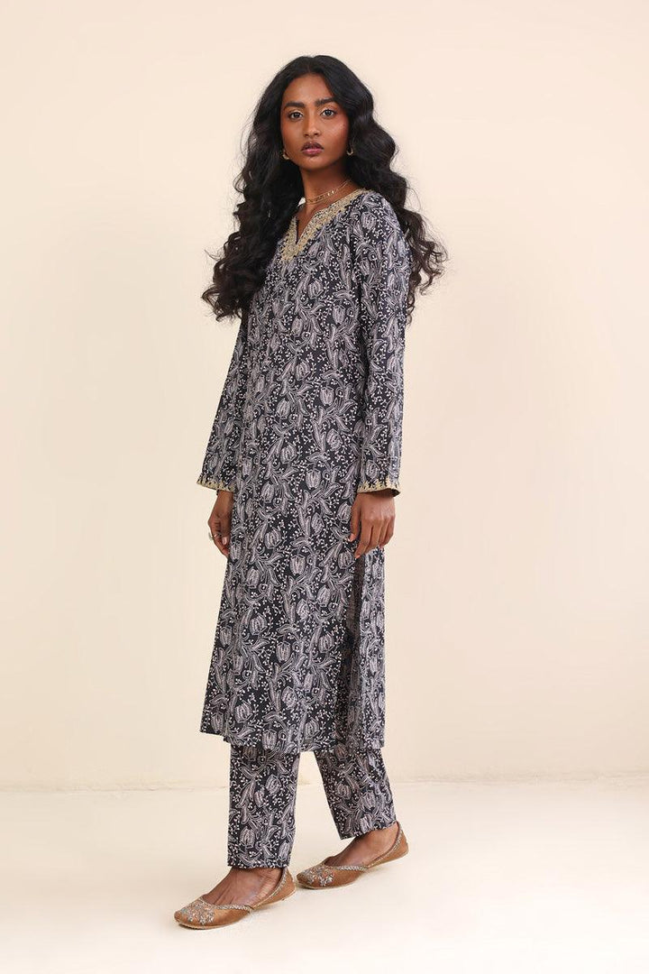 Generation - Tarkashi Embroidered 2-Piece - Black - Lawn